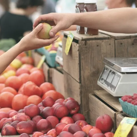 It's easier for consumers to be confident they are buying local food when it's purchased fresh.