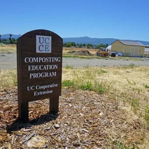 The UC Cooperative Extension Compost Education Program facility at Martial Cottle Park in San Jose.
