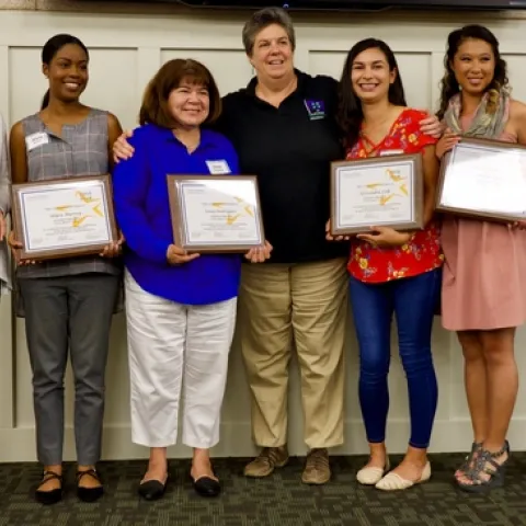 Butte Cluster Nutrition: Jona Pressman, Shyra Murrey, Sonia Rodriguez, Humiston, Alexandra Faulk, Melissa Vang and Rita Palmer.