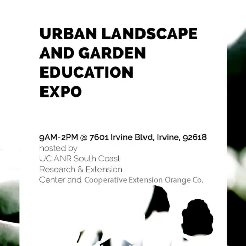 Save the Date - Urban Landscape and Garden Education Expo - September 29, 2018