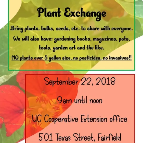 plant exchange flyer 2018