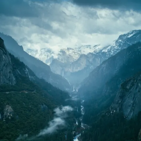 California water travels from the high-mountain headwaters of the Sierra Nevada to the vast groundwater basins in the valleys below.