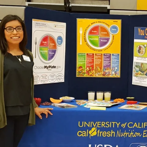 UC Cooperative Extension UC CalFresh nutrition program coordinator Elizabeth Lopez spoke about food safety on the Valley PBS program 'Valley's Gold.'