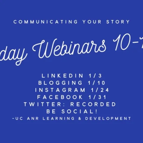 Communicating story webinars