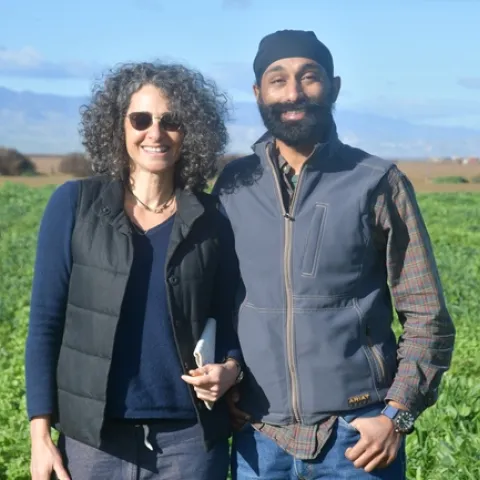 Drs Daphne Miller MD and Jagdeep Singh MD visiting the NRI Project field in Five Points, CA January 21, 2019
