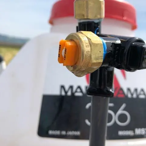 8001 TJet Nozzle from a gang of 10. Brand new ceramic, Teflon tape and brass fittings. Doing high quality work and loving it!