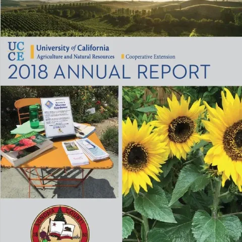2018 UCCE Sonoma Annual Report cover