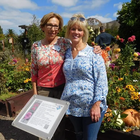 UC Master Gardeners at the demonstration garden, Garden of the Seven Sisters.