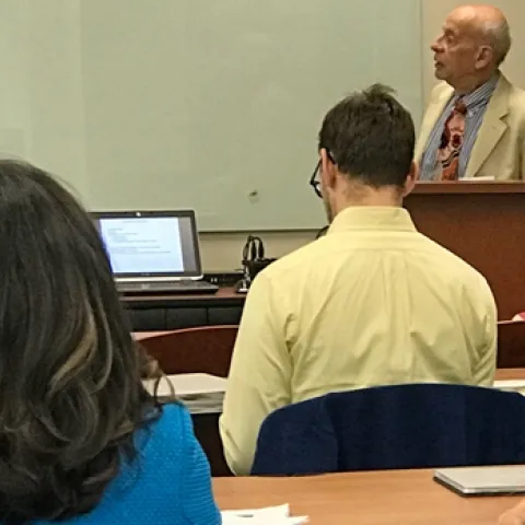 Jean Fried of UC Irvine presenting the rationale and the expected outcome of the workshop. Photo by Mimi Cruz.