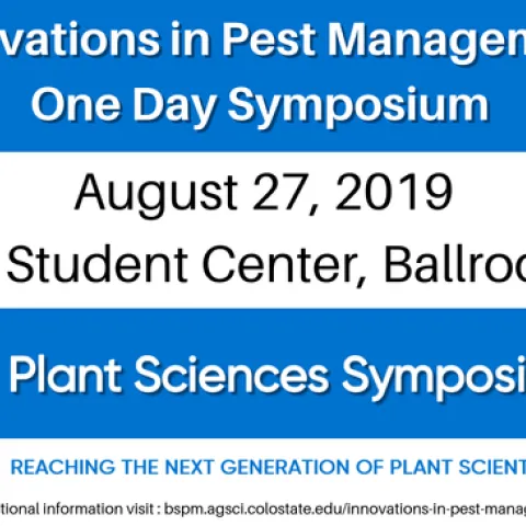 Innovation in Pest Mgmt Symposium flyer