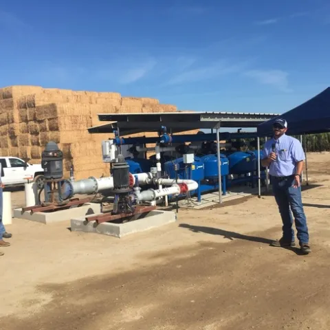 Presentation about the new systems at the Aug 22nd field day in Chowchilla, CA