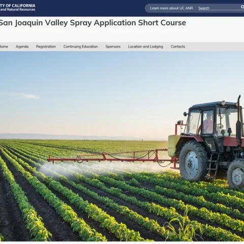 SJV spray applic shortcourse