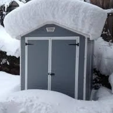 This tool shed, not in Napa County, is closed for the winter (Keter)