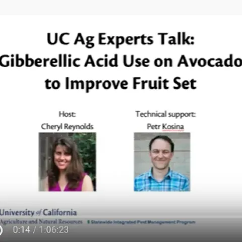 UC IPM hosts "UC Ag Experts Talk” webinars via Zoom. If you would like help with a Zoom event, contact the Program Support Unit.