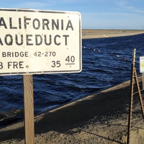The California Aqueduct. Photo by Doug Parker.