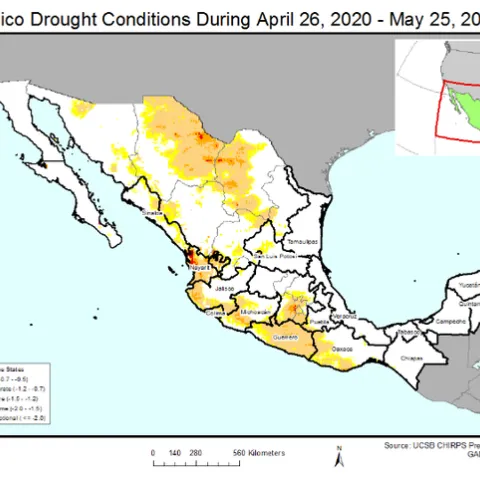 Mexican citrus drought