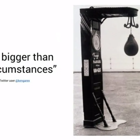 Dream bigger than your present circumstances