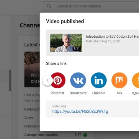 Capture You Tube SJV Soil Health Video 2020