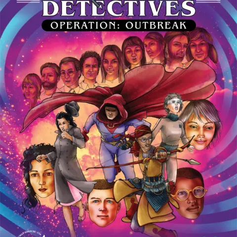 Image of the Centers for Disease Control and National 4-H Junior Disease Detectives Graphic Novel, used as the foundation for this virtual project.