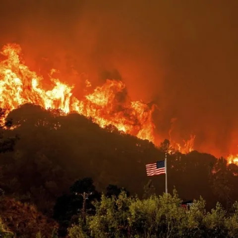Near Lake Berryessa (Noah Berger, Napa Valley Register)