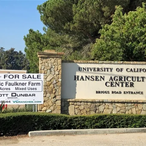 UC ANR is selling Faulkner Farm in Santa Paula and seeking 40 to 70 acres on the Oxnard Plain to expand Hansen Agricultural Research and Extension Center.