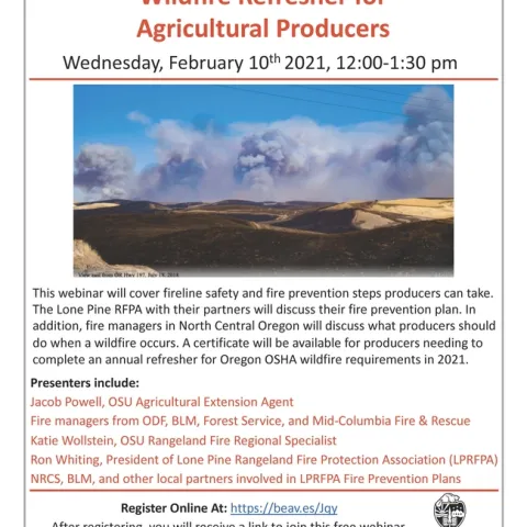 2021 Ag Wildfire Refresher