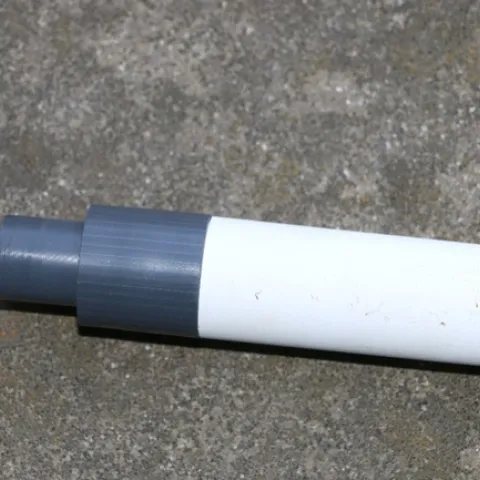 Fig. 1 This newly designed ceramic cup (Part #Y2630C) can be bonded to the PVC shaft using standard PVC primer and cement.