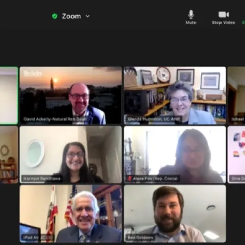 Zoom gallery shot of Congressman Costa and CARET reps.