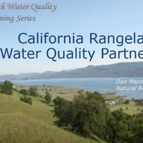 Ranch Water Quality Planning Instructor’s Guide and Lesson Plan