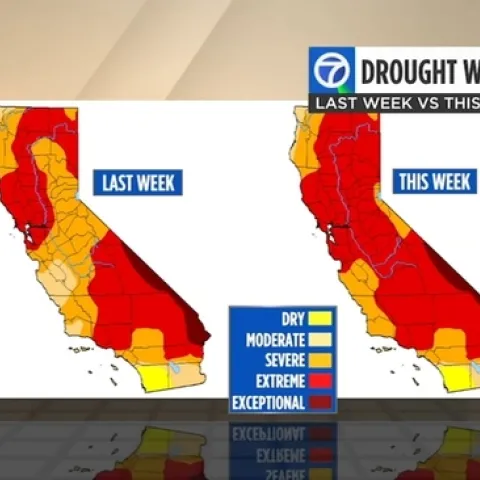 Drought map at 5.6.21. (abc7news.com)