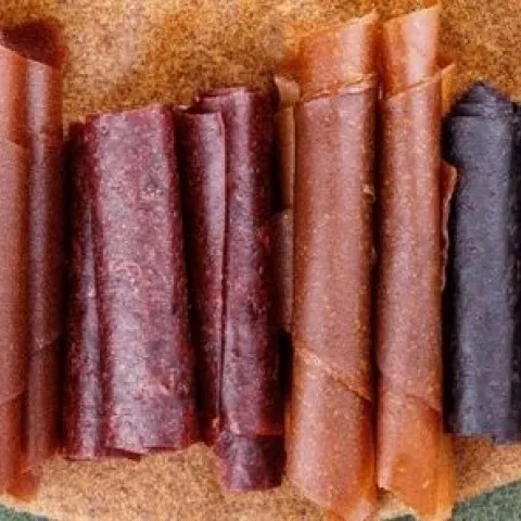 Fruit leathers