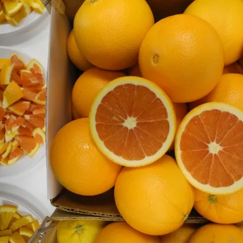 Cara Cara is the variety of navel oranges currently most commonly planted in California. Photo by Beth Grafton-Cardwell