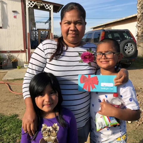 A participant in a school meal focus group in San Joaquin Valley