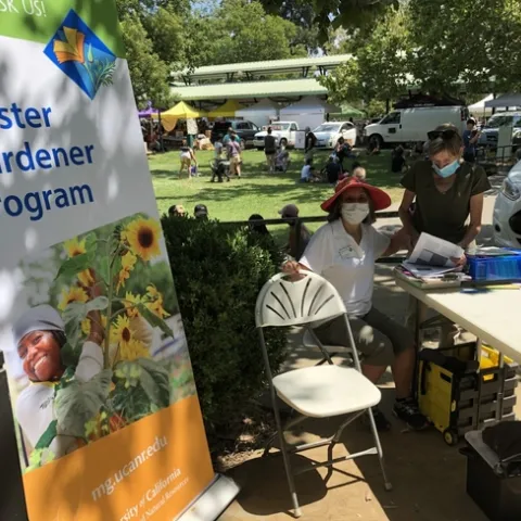 ruth shimomura and merle clarke at davis fm 2021