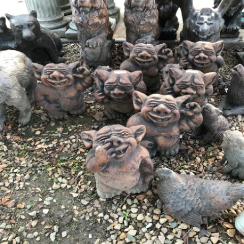 Mischievous garden gnomes