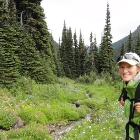 WSU postdoctoral research scholar Erica Henry, shown here on a field trip, will present a UC Davis seminar on March 2 on "Insect Conservation in an Uncertain Future."