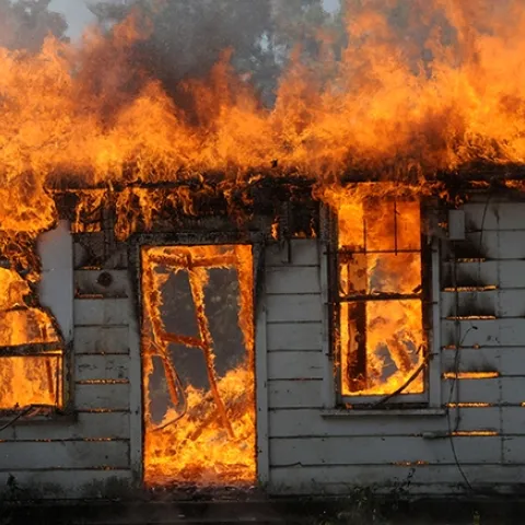 Some 10,000 burn victims in the United States undergo an acute inflammatory reaction and die of burn-related infections, according to the Centers for Disease Control and Prevention. This archived image is of a control burn at the University of California, Davis. (Photo by Kathy Keatley Garvey)