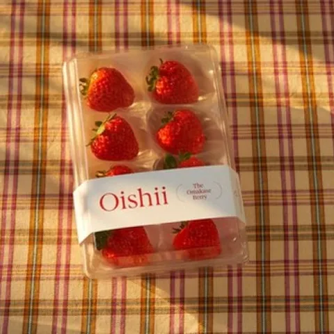 Oishii Strawberry. Photo OISHII