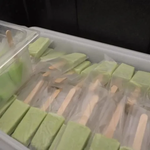 Paletas heladas de guacamole - Aguacate popsicles