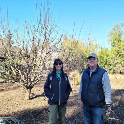 Jeanette Alosi and Joseph Connell will lead the Fruit Tree Pruning Workshop on December 3rd, Cornelia Coppock