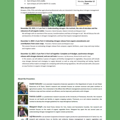 COPY for Blog 2022 N Workshop in Organics flier 20221107 123838 PM