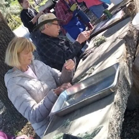Nancy and Gary Mannon at Lavendar Farm