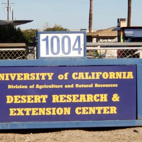 Desert Research and Extension Center sign