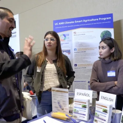 En la Octava Conferencia del Agricultor Latina participaron alrededor de 10 representantes de Extensión Cooperativa de UCANR de varios condados, entre educadores y especialistas.