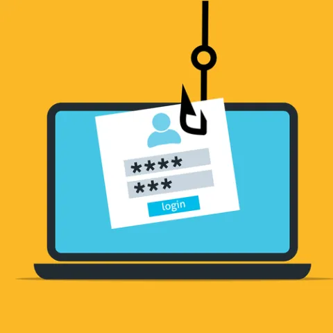 Image of fishhook lifting email from a computer.