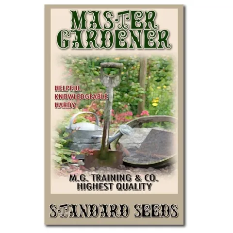 Master Gardener Seed Packet Postcards (cafepress.com)