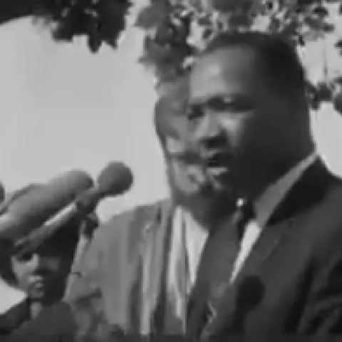 Martin Luther King Jr. delivered his final address to the Bay Area at UC Berkeley in May 1967.
