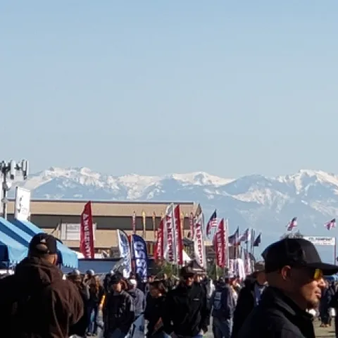 Snow covered mountains