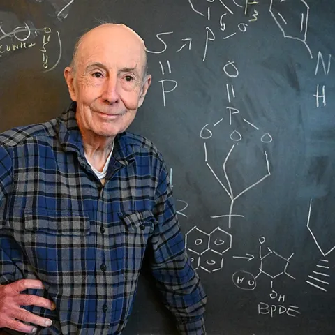 UC Davis distinguished professor Bruce Hammock, chief scientific officer and chairman of the board of EicOsis Human Health LLC. (Photo by Kathy Keatley Garvey)