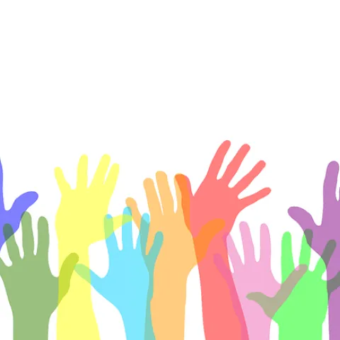 Hands up to volunteer